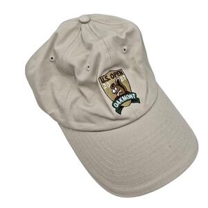Vtg 2007 U.S. Open Oakmont USGA Golf Adjustable Cap Hat USGA Member Tan EUC